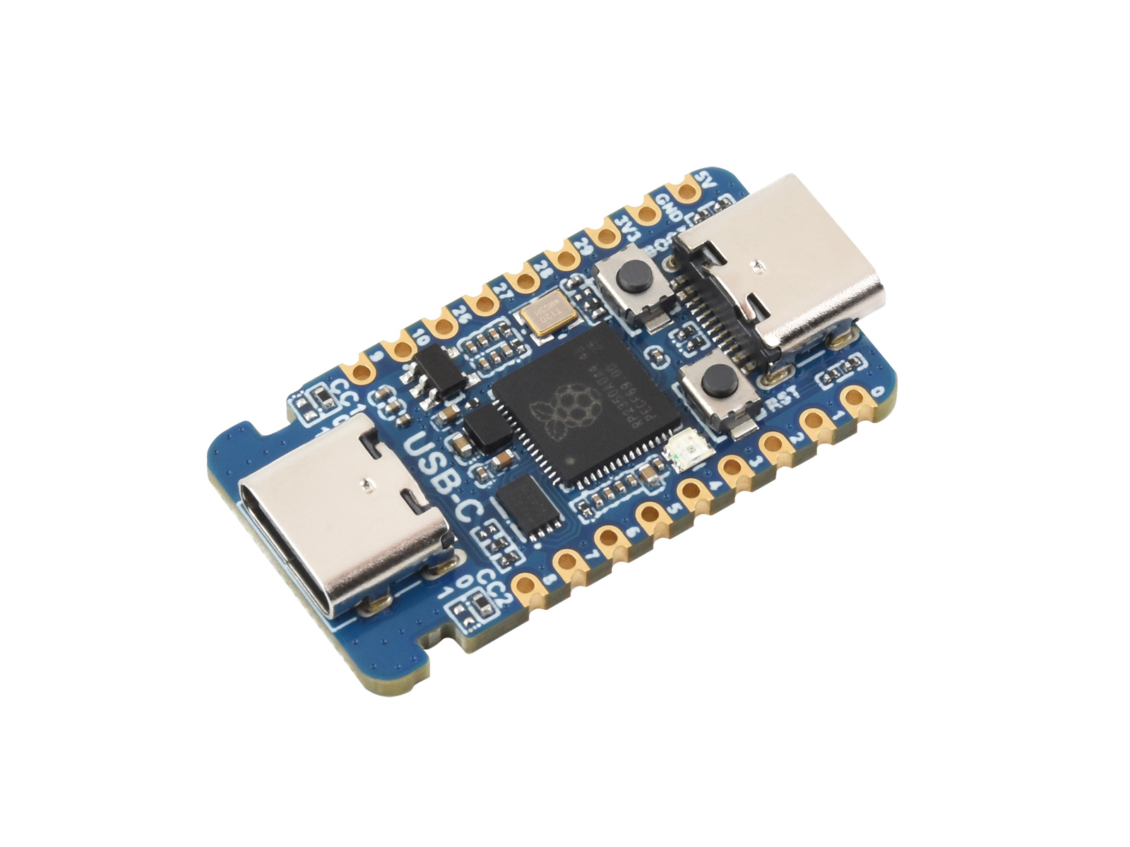 Raspberry Pi 3D Print - RP2350-USB-C Microcontroller Development Board Based On