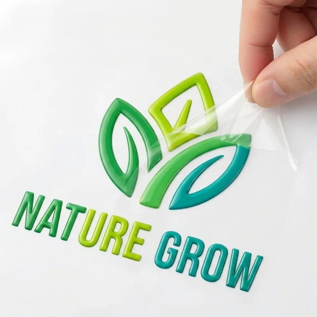 3D Printing Logo - 50pcs Stickers Personalized 3D Custom Transfer
