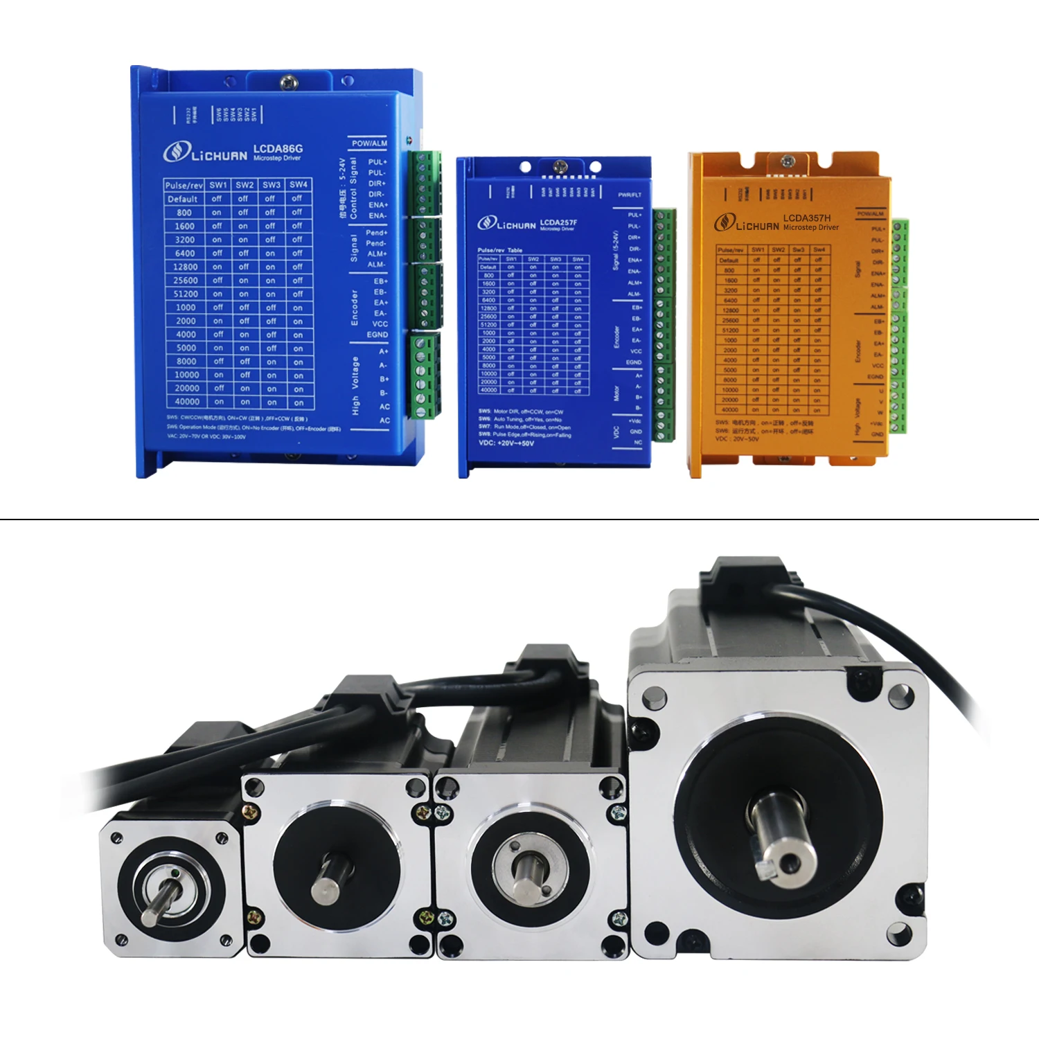Stepper Motor - 2026 Lichuan 2Phase Nema24 2.8Nm/4.5Nm/4.8Nm/5.5Nm Closed