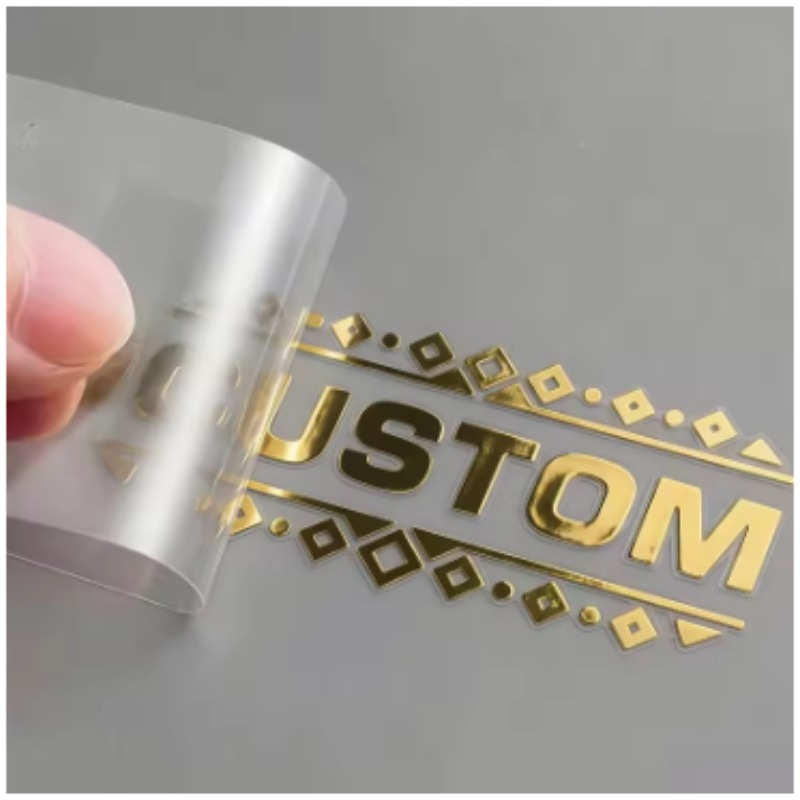 Custom 3D Gold Transfer Sticke - 3D Printing Logo ulasan dan harga