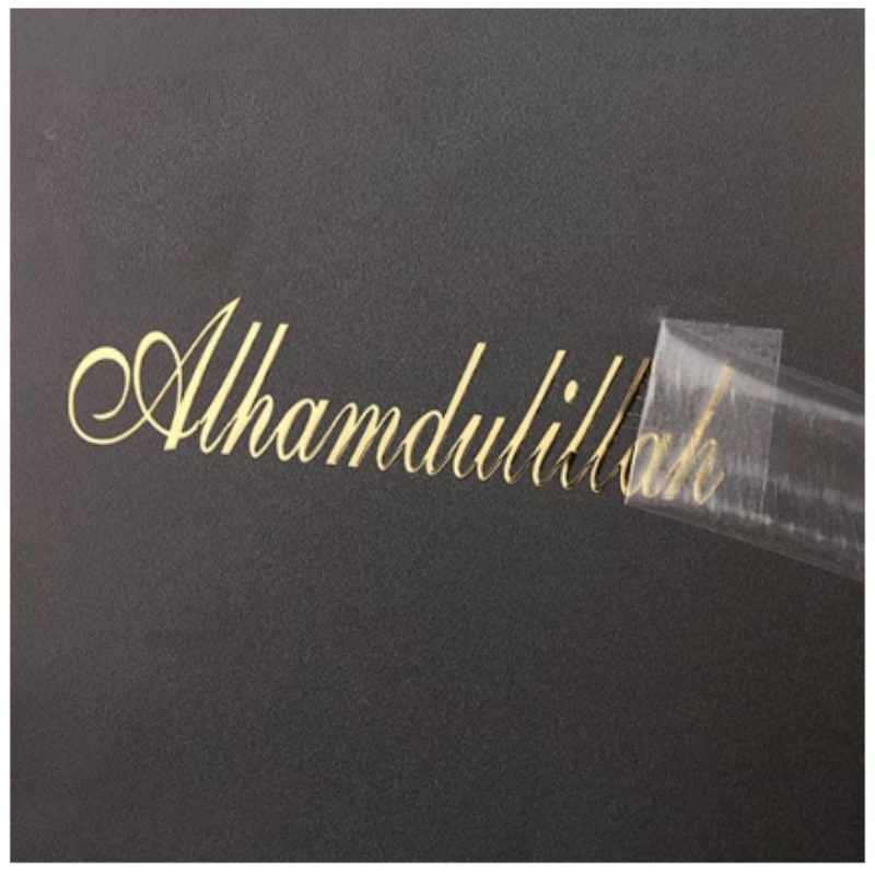 Custom 3D Gold Transfer Sticke - 3D Printing Logo ulasan dan harga