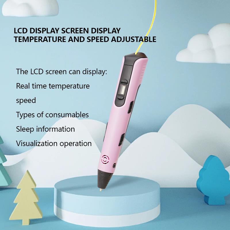 3D Printing Pen Kids with LCD  - 3D Printing Filament ulasan dan harga