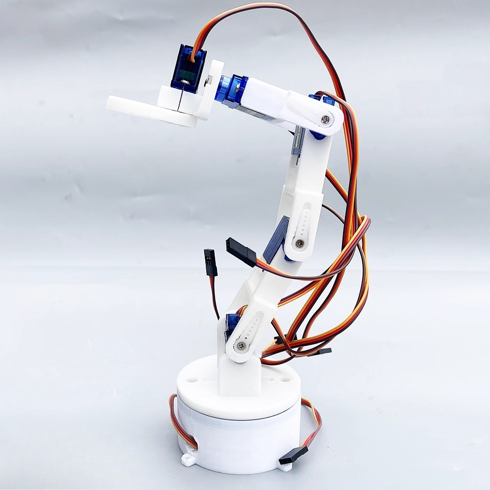 3D printed white six-axis robo - 3D Printing Robot Arm ulasan dan harga