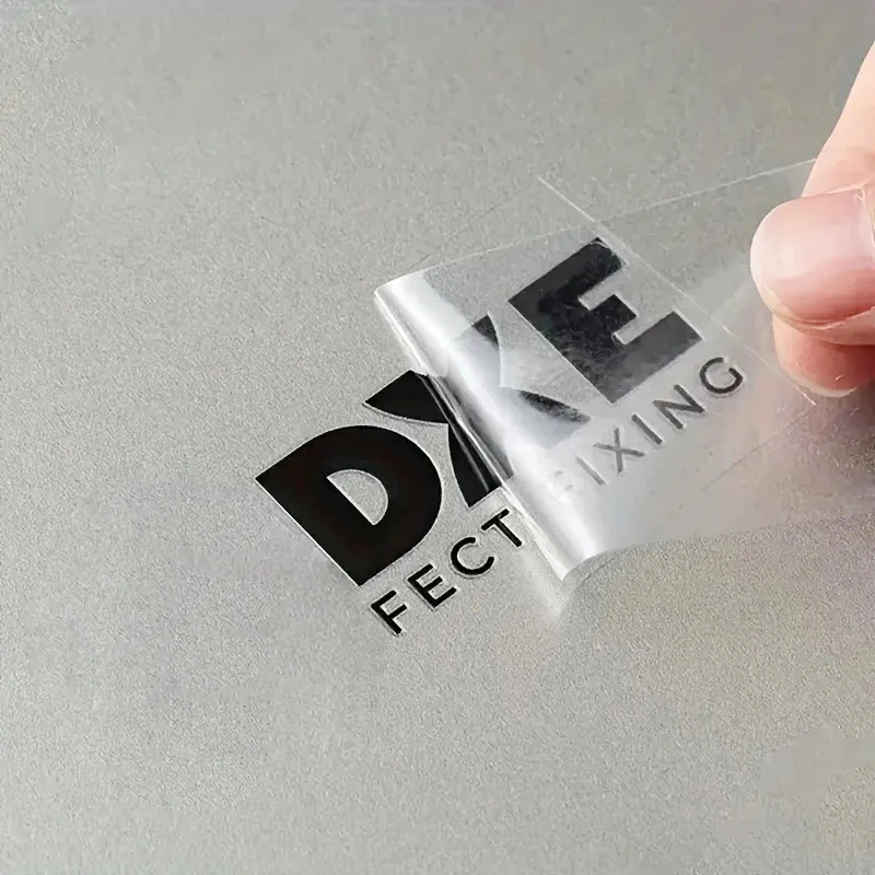 50pcs Stickers Custom Transfer - 3D Printing Logo ulasan dan harga