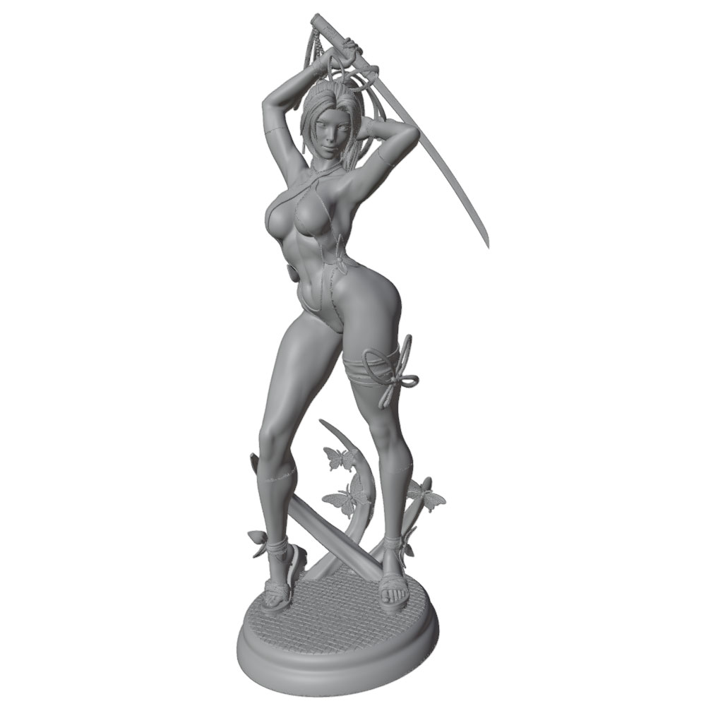 1/24 Female 	Warrior Resin Mod - 3D Printing App ulasan dan harga