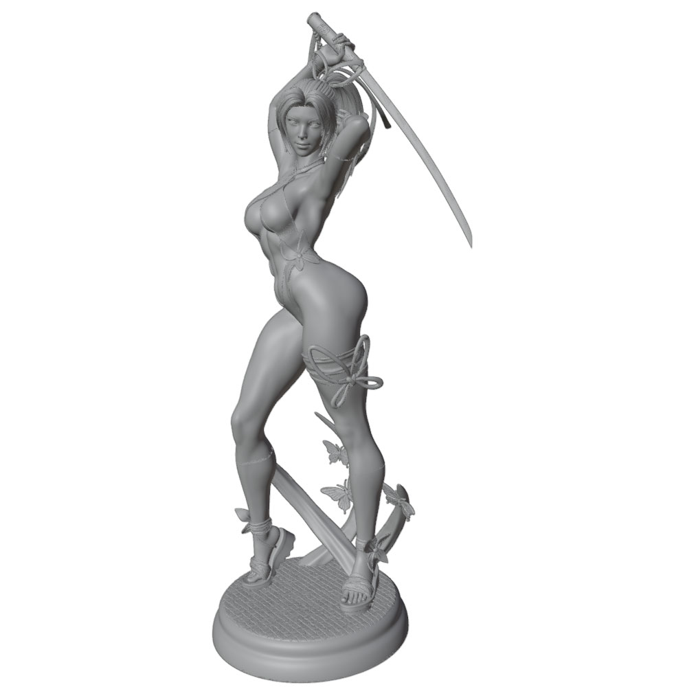 1/24 Female 	Warrior Resin Mod - 3D Printing App ulasan dan harga