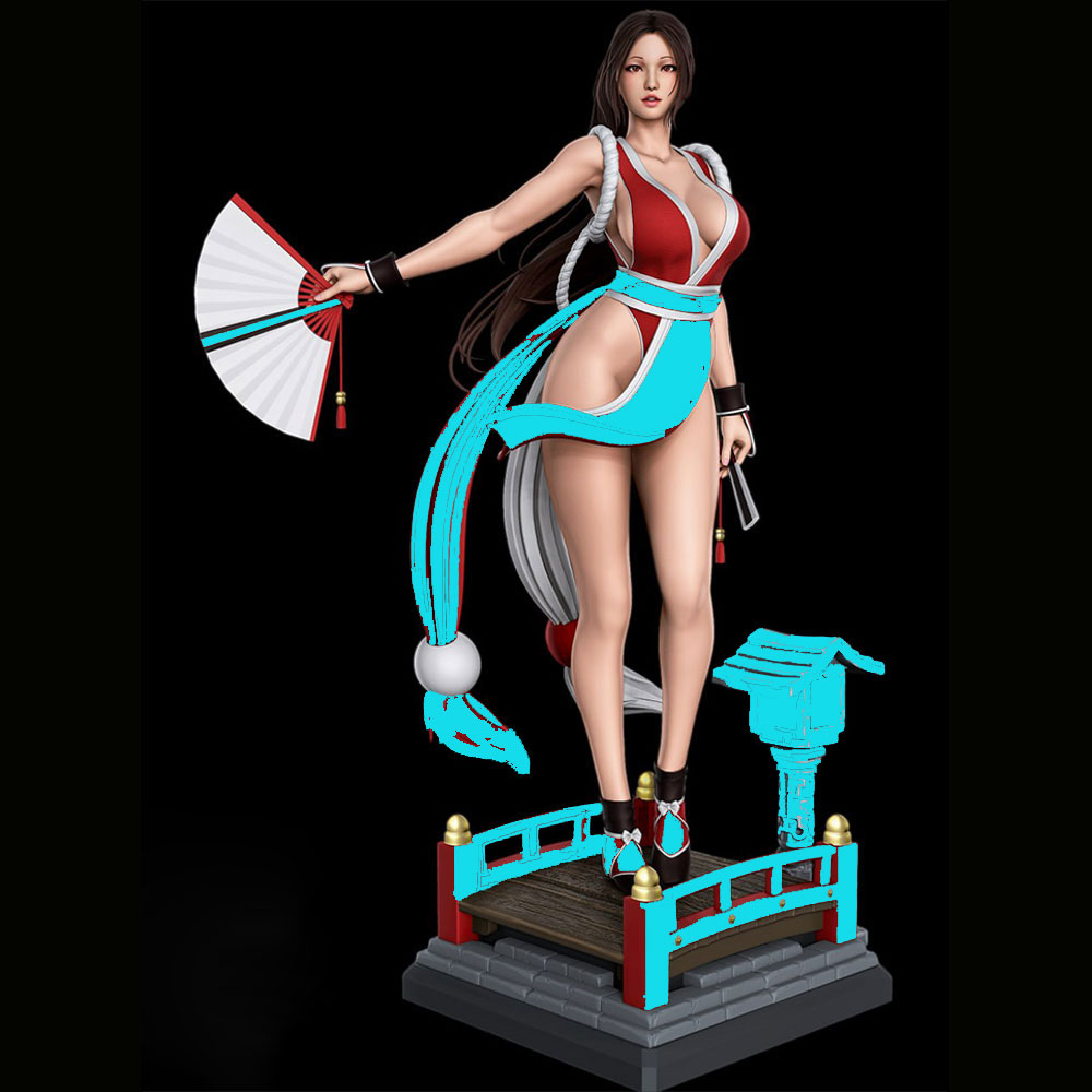 1/24 Sexy Long-Haired Girl Min - 3D Printing App ulasan dan harga