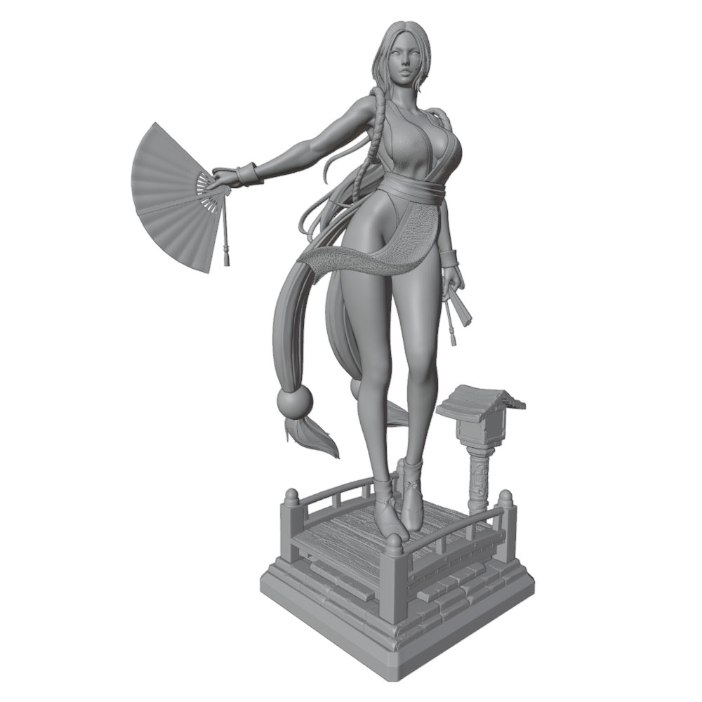 1/24 Sexy Long-Haired Girl Min - 3D Printing App ulasan dan harga