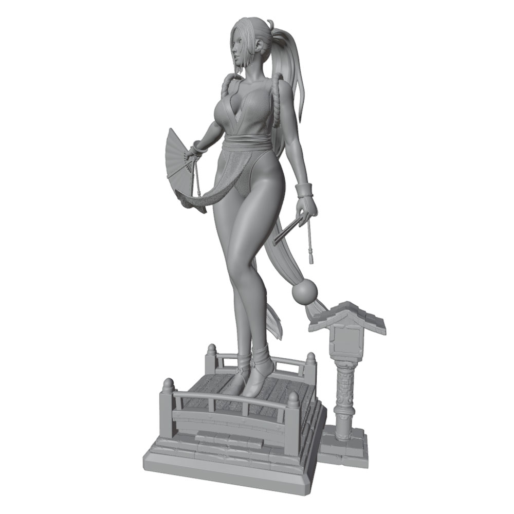 1/24 Sexy Long-Haired Girl Min - 3D Printing App ulasan dan harga