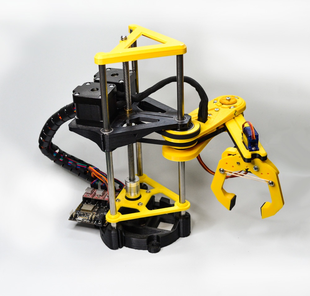 Multi Axis Scara Robot Arm 3D  - 3D Printing Robot Arm ulasan dan harga