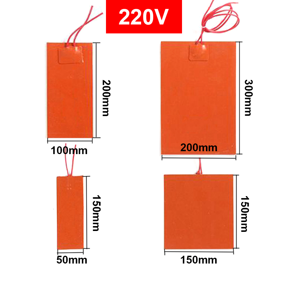 12V 220V Silicone Rubber Heati - 3D Printing Guide ulasan dan harga