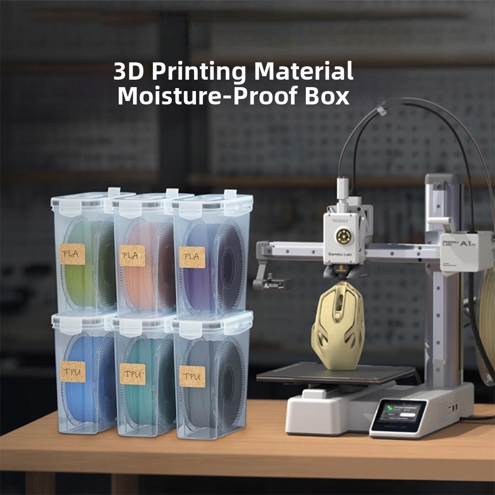 Transparent Filament Container - 3D Printing For Medical ulasan dan harga