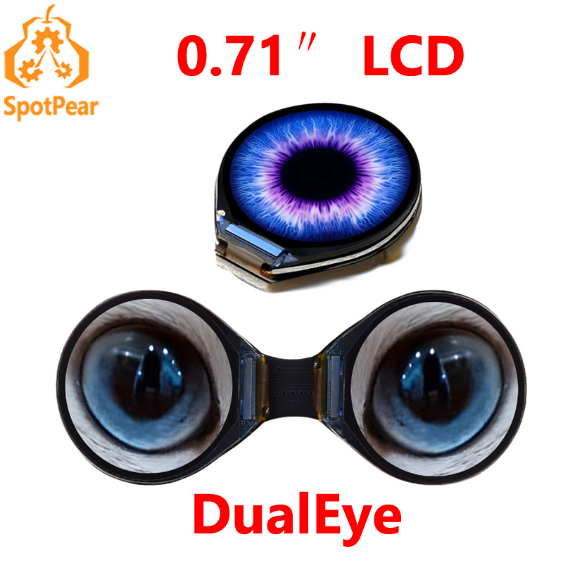 Waveshare 0.71inch Double Eye  - Raspberry Pi 3D Print ulasan dan harga