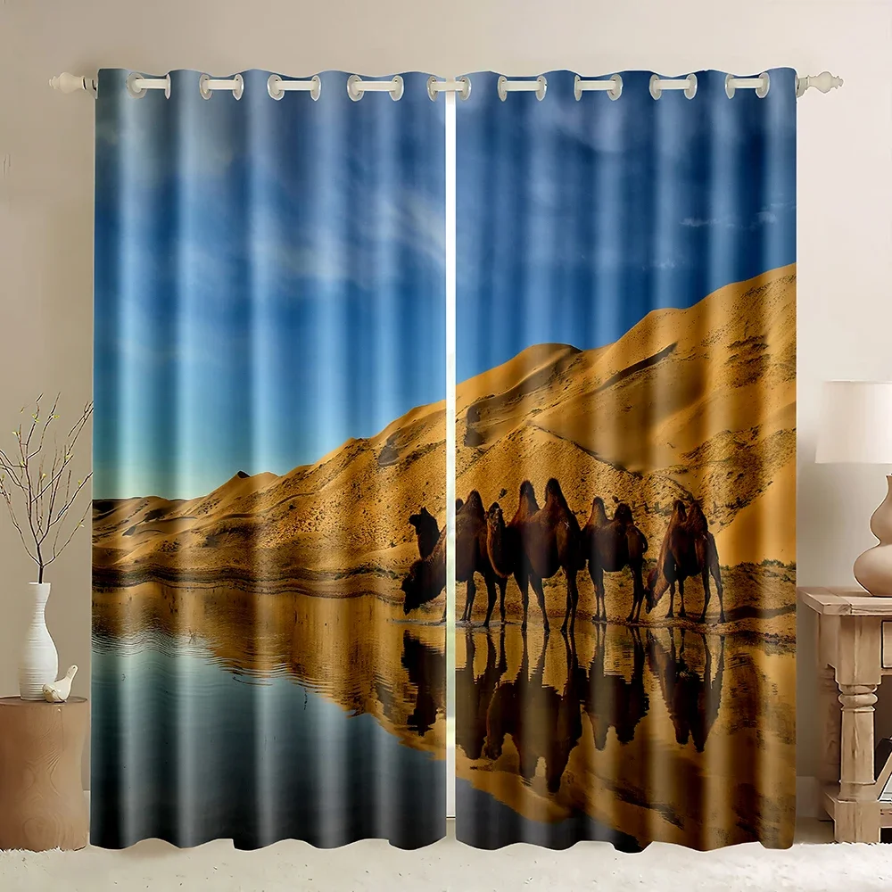 Camel Window Curtains,3D Afric - 3D Printing Cafe ulasan dan harga