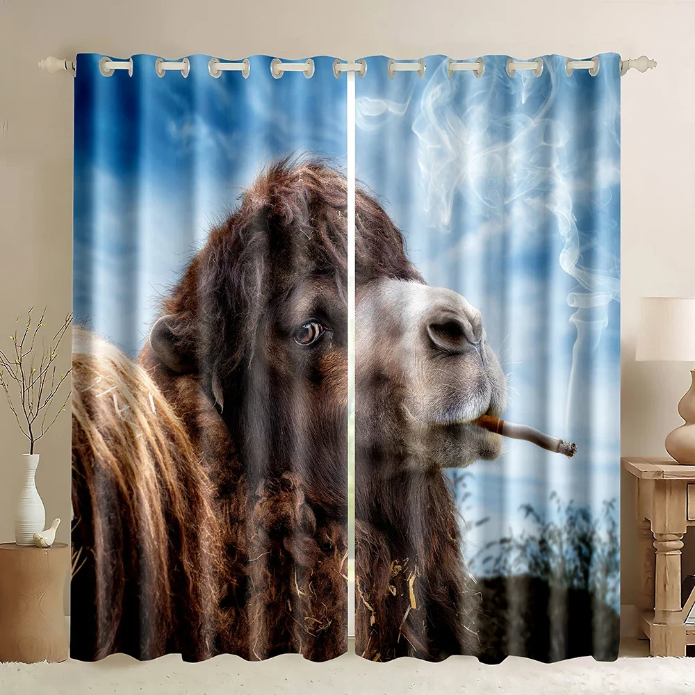 Camel Window Curtains,3D Afric - 3D Printing Cafe ulasan dan harga