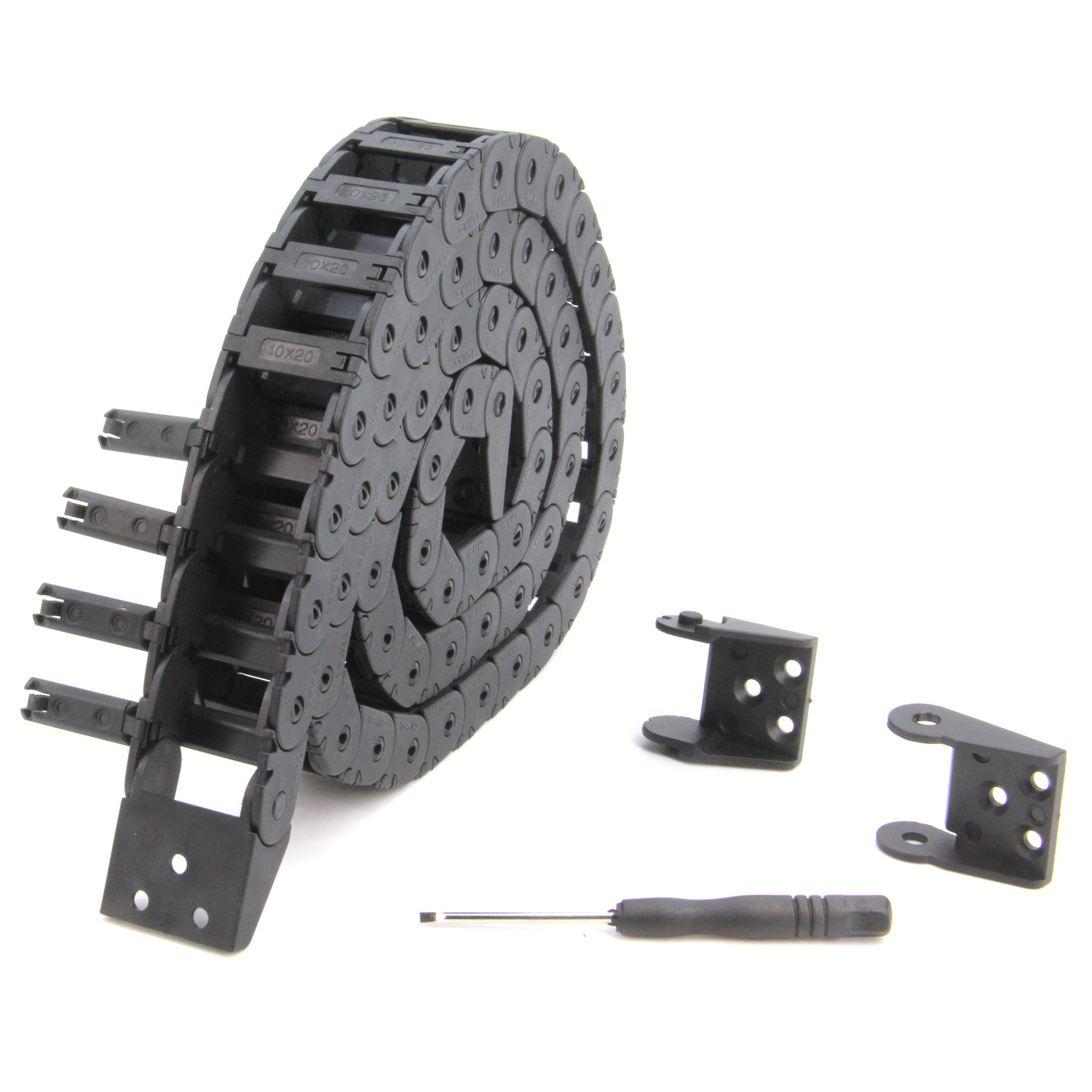 10X20mm Drag Chain Length 1Met - 3D Printer Cable Chain ulasan dan harga