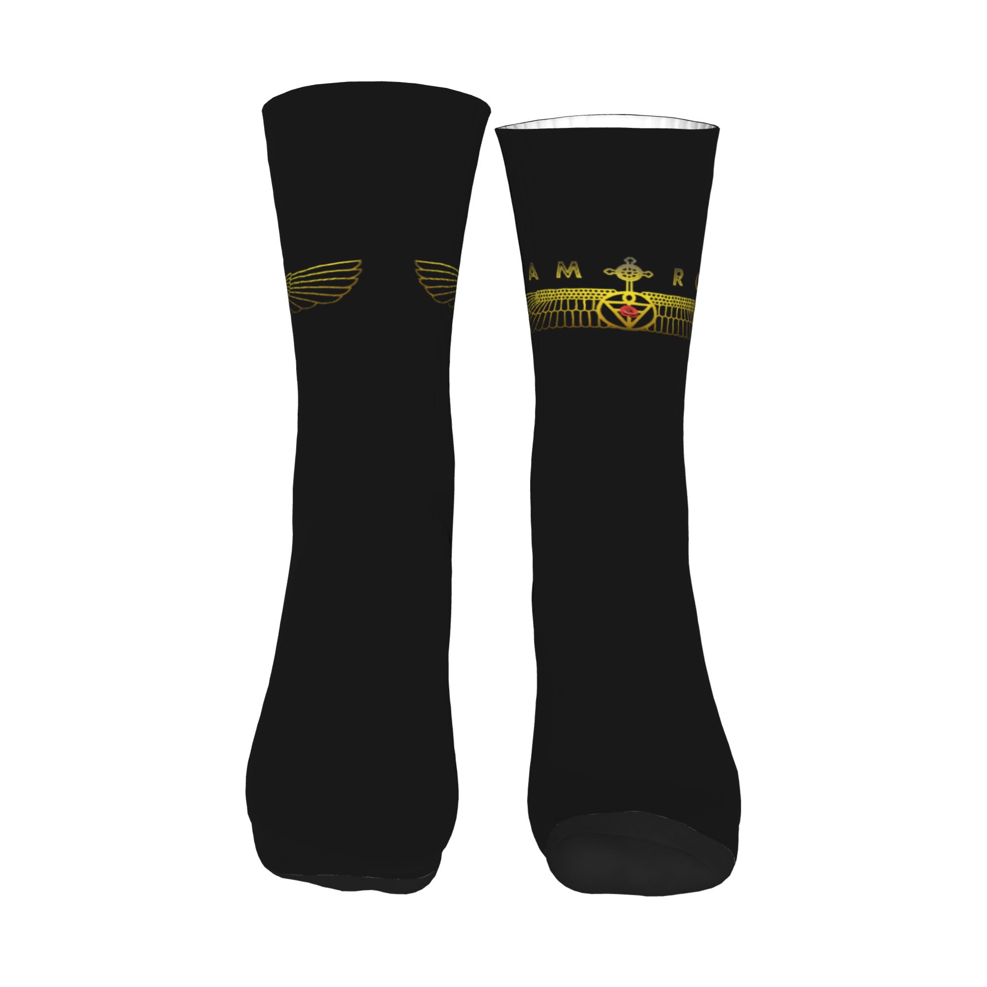 Fun Mens AMORC Logo Dress Sock - 3D Printing Logo ulasan dan harga