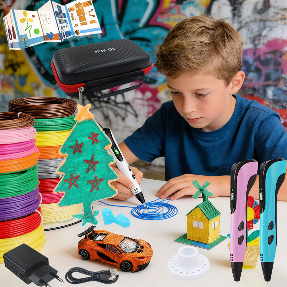 Children's 3D Printing Pen wit - 3D Printing Filament ulasan dan harga