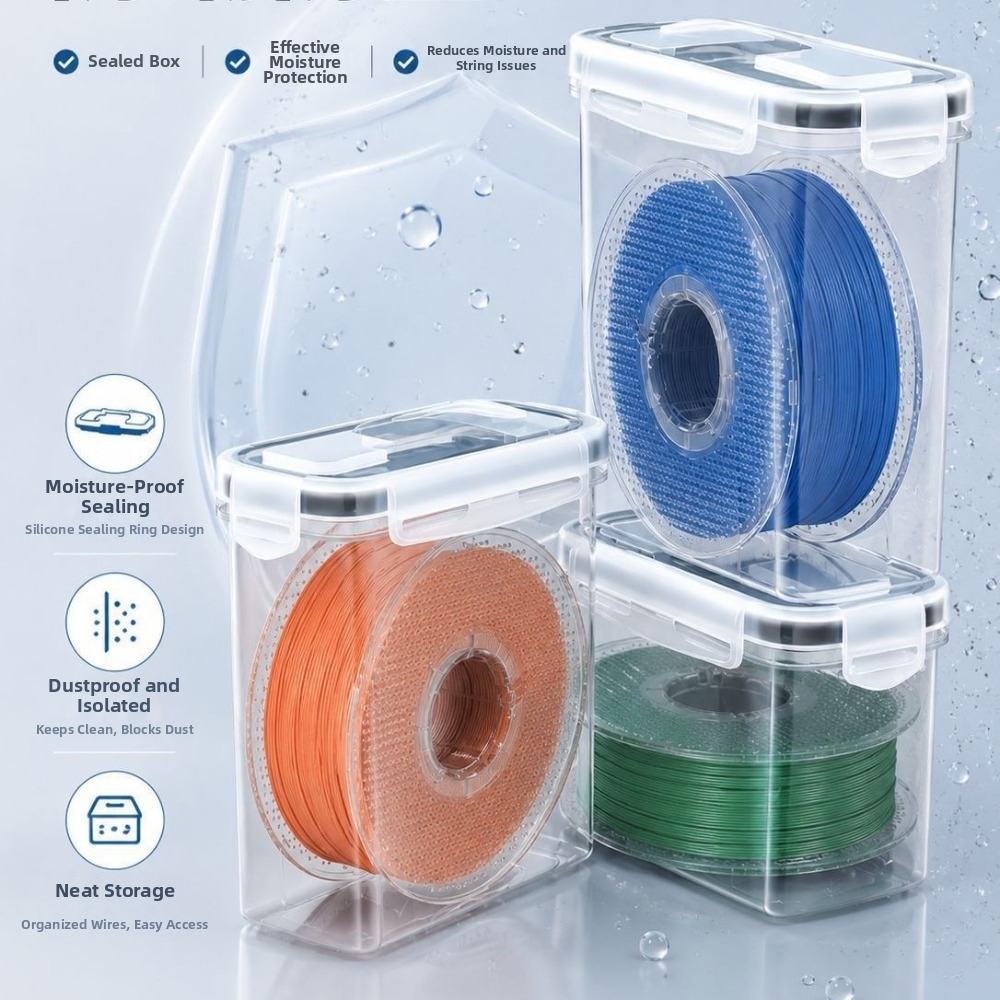 Transparent Filament Container - 3D Printing For Medical ulasan dan harga