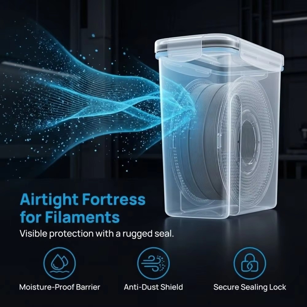 Transparent Filament Container - 3D Printing For Medical ulasan dan harga