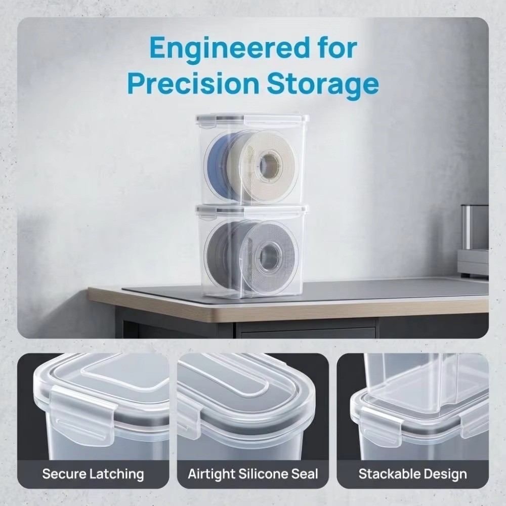 Transparent Filament Container - 3D Printing For Medical ulasan dan harga