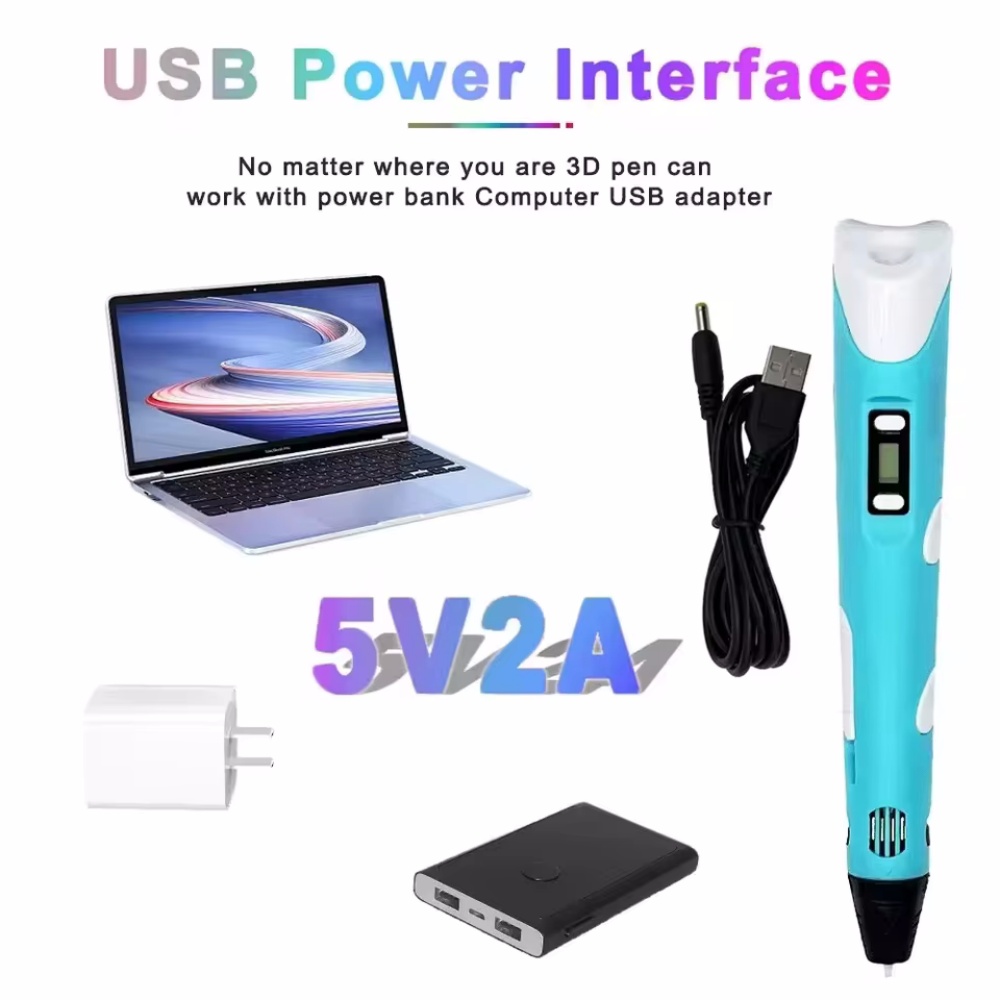 3D Pen For Children 3D Printin - 3D Printing Filament ulasan dan harga