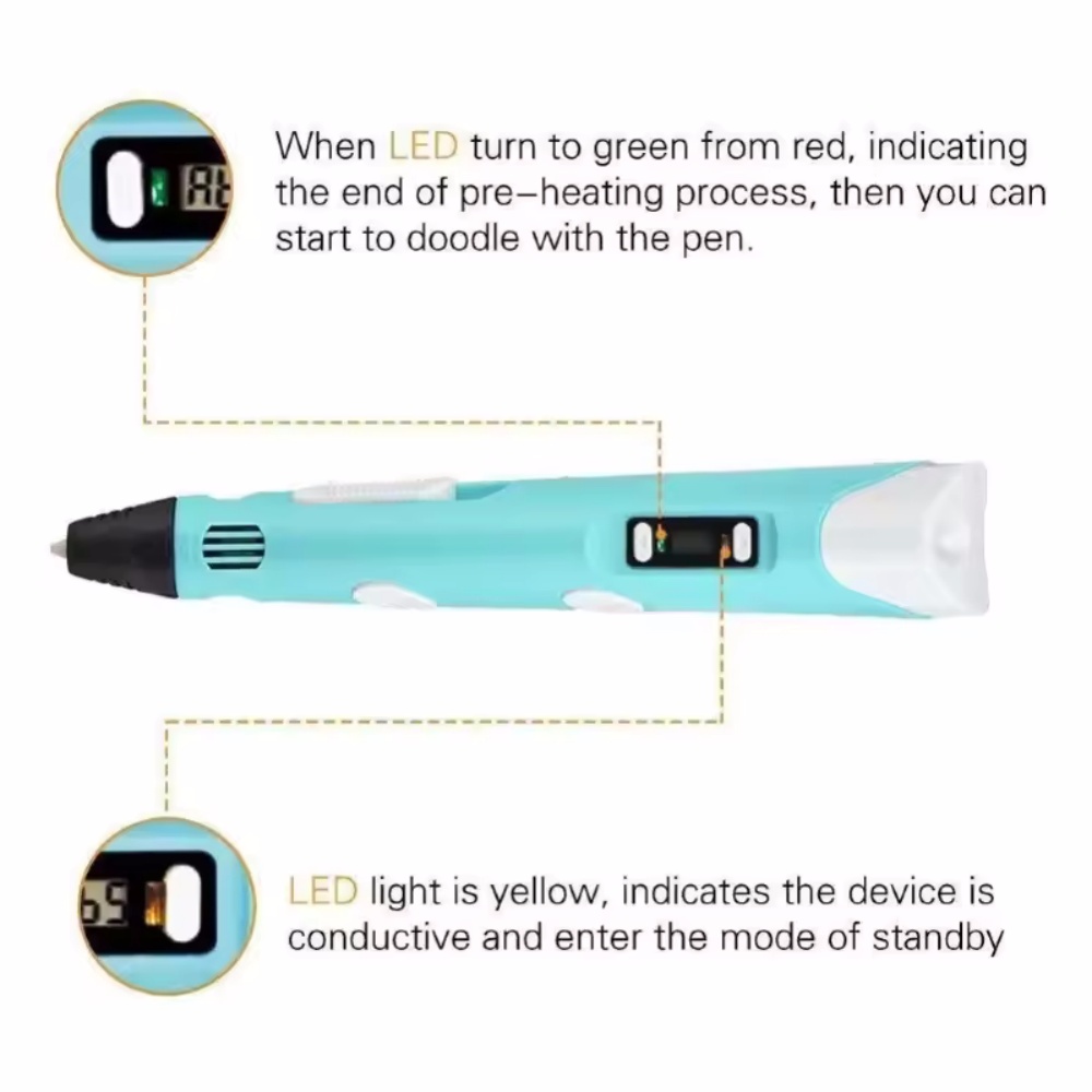 3D Pen For Children 3D Printin - 3D Printing Filament ulasan dan harga