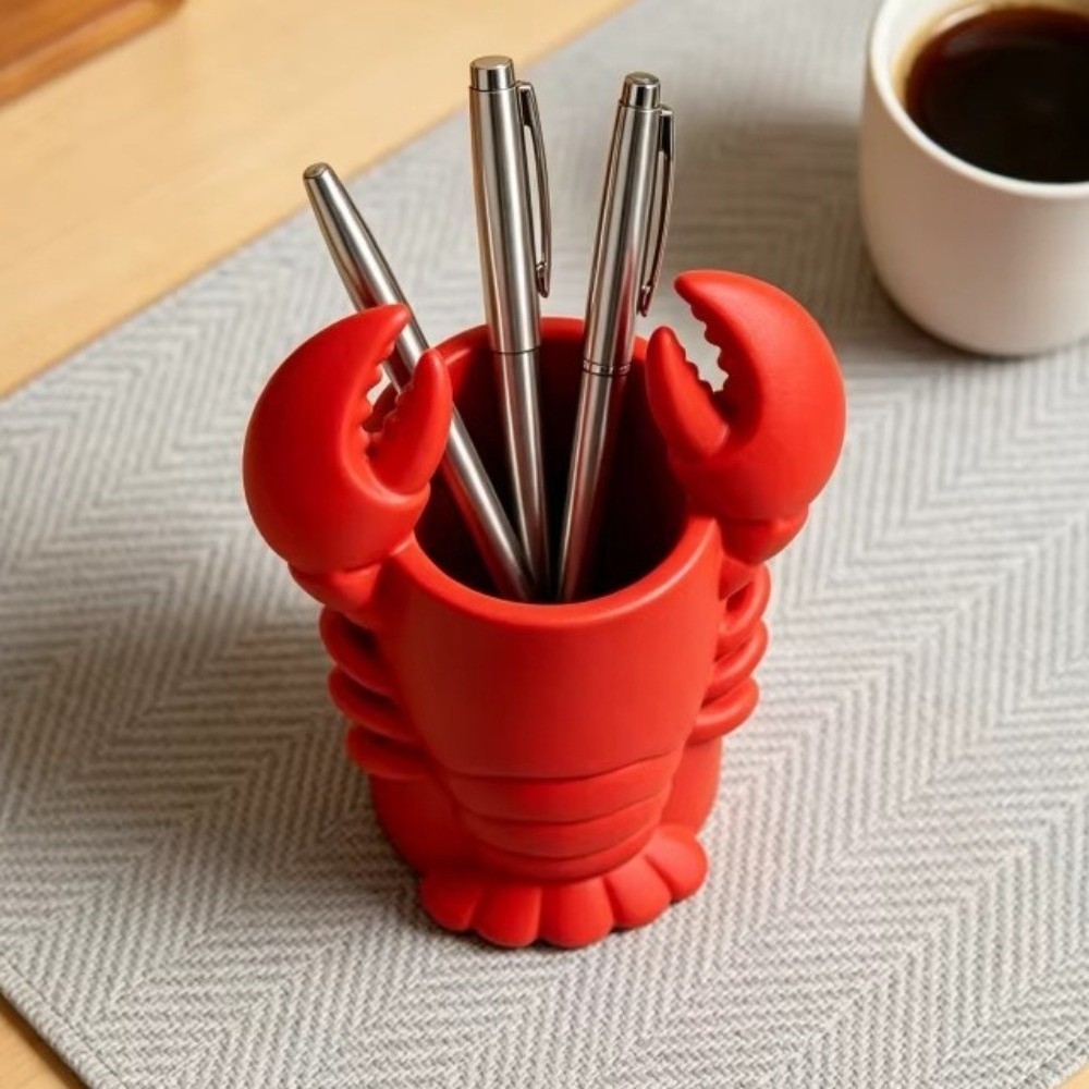 3D Printed Lobster-shaped Penc - 3D Printing Cafe ulasan dan harga
