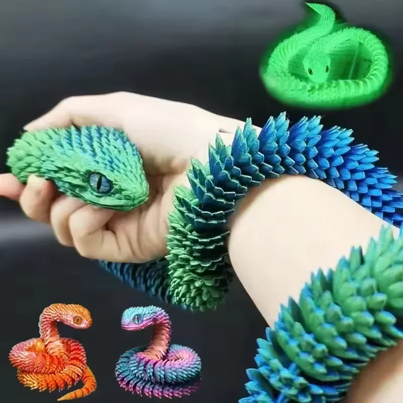 3D Printed Snake Movable Joint - 3D Printing Objects ulasan dan harga
