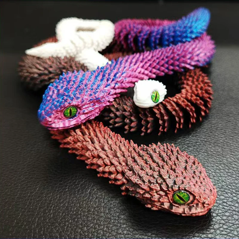 3D Printed Snake Movable Joint - 3D Printing Objects ulasan dan harga