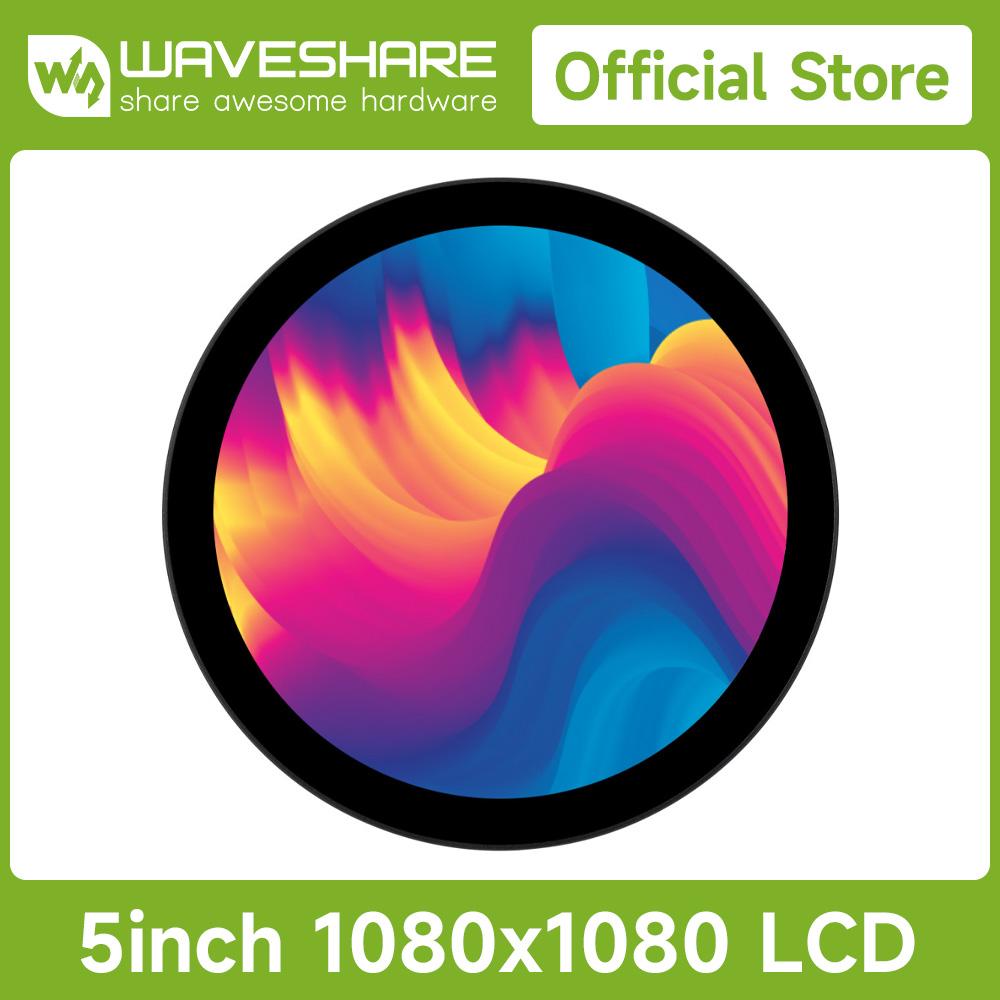Waveshare 1080 × 1080 5inch HD - Raspberry Pi 3D Print ulasan dan harga