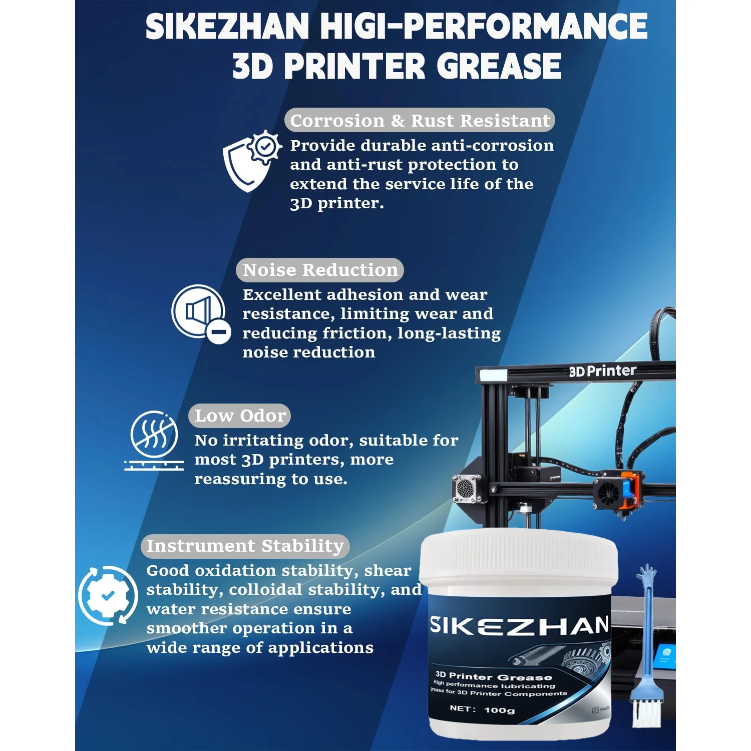 3D Printer Lithium Grease High - 3D Printing Guide ulasan dan harga