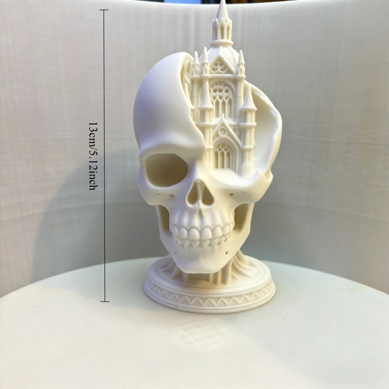 3D Printed Cathedral Skull Rel - 3D Printing Cafe ulasan dan harga