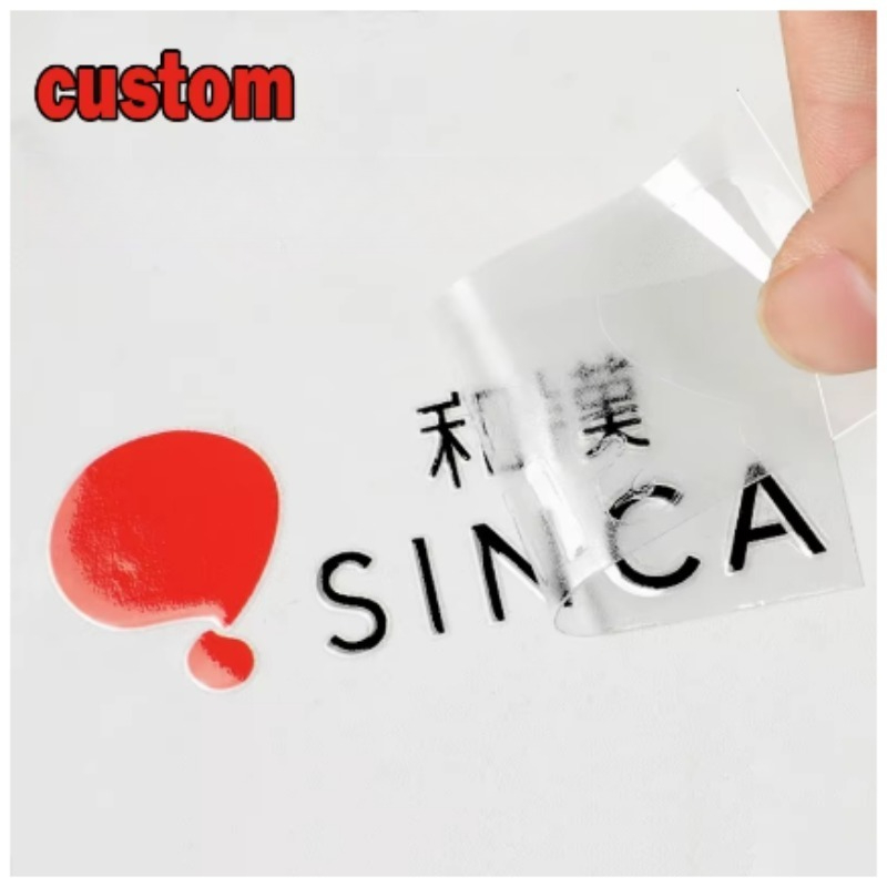 Custom DTF Transfer Stickers 3 - 3D Printing Logo ulasan dan harga