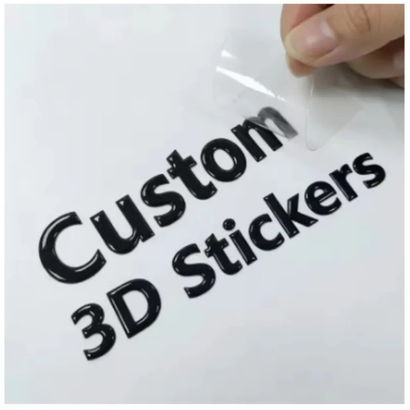 Custom DTF Transfer Stickers 3 - 3D Printing Logo ulasan dan harga