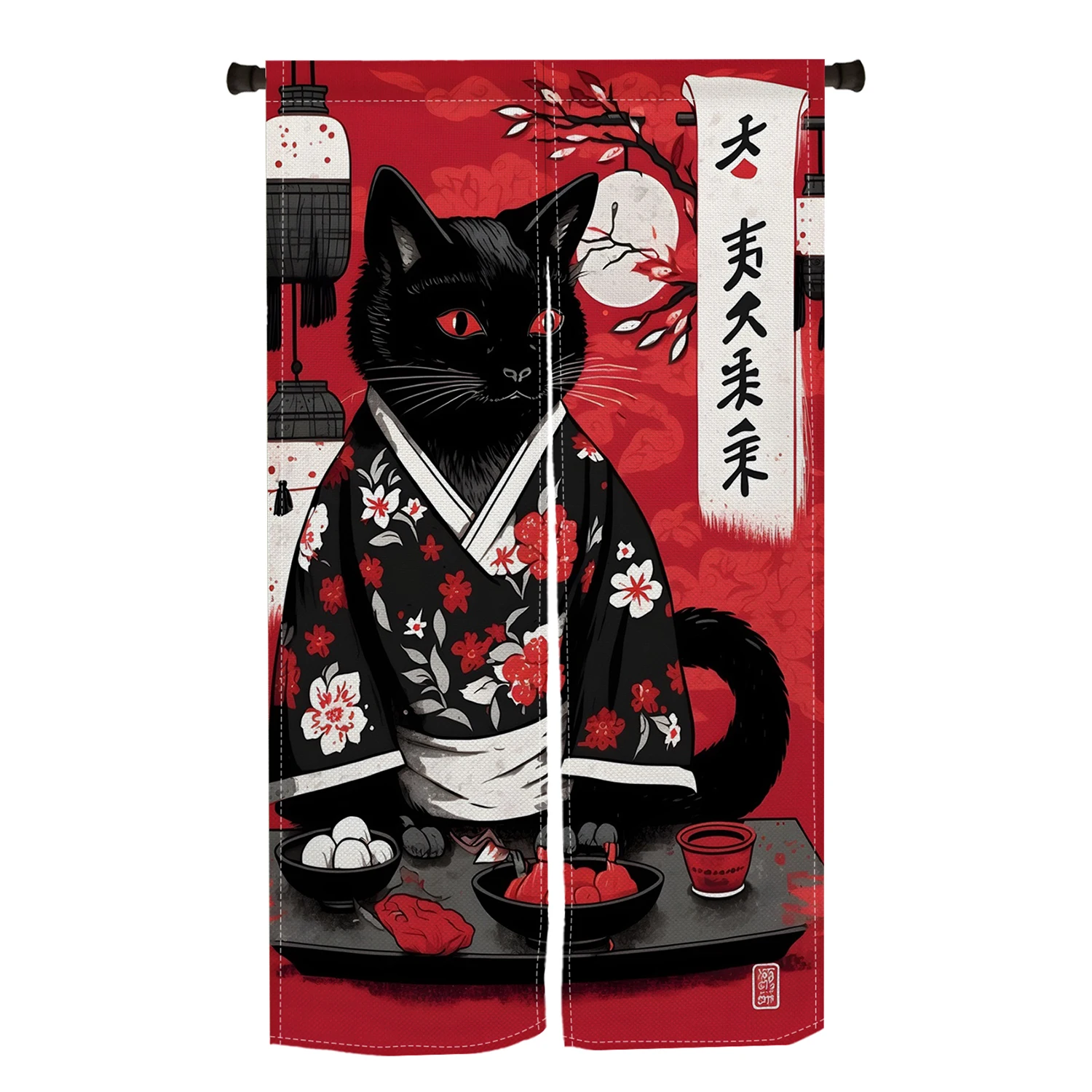 Japanese Style Door Curtain 3D - 3D Printing Cafe ulasan dan harga