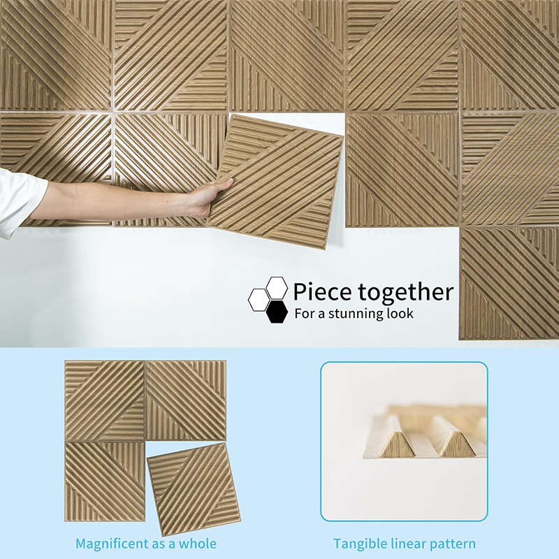 12 Pcs  3D Wall Panel 30x30cm  - 3D Printing Objects ulasan dan harga