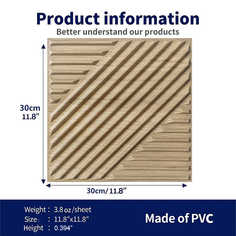 12 Pcs  3D Wall Panel 30x30cm  - 3D Printing Objects ulasan dan harga