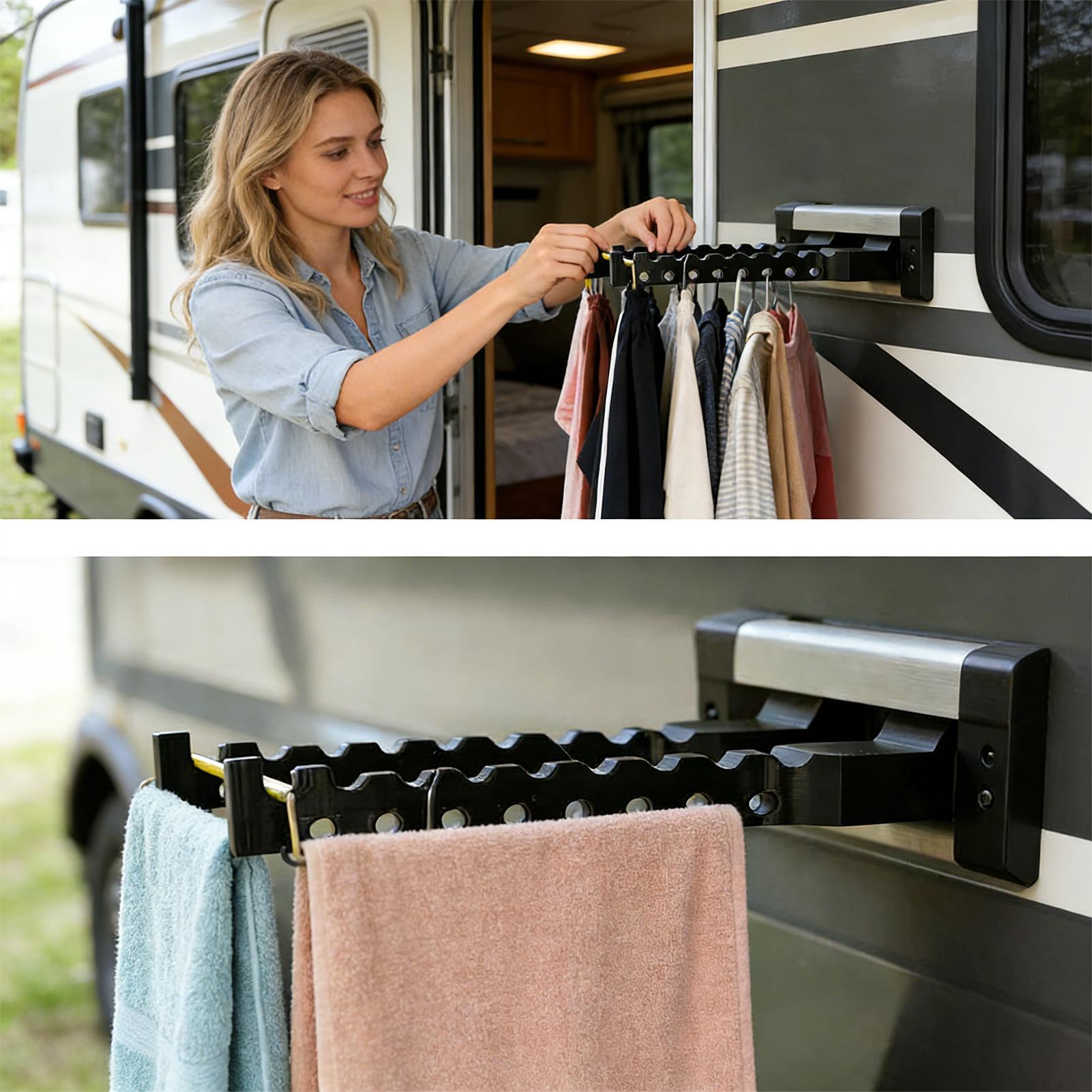 2pcs Rv Ladder Clothes Drying  - 3D Printing Material ulasan dan harga