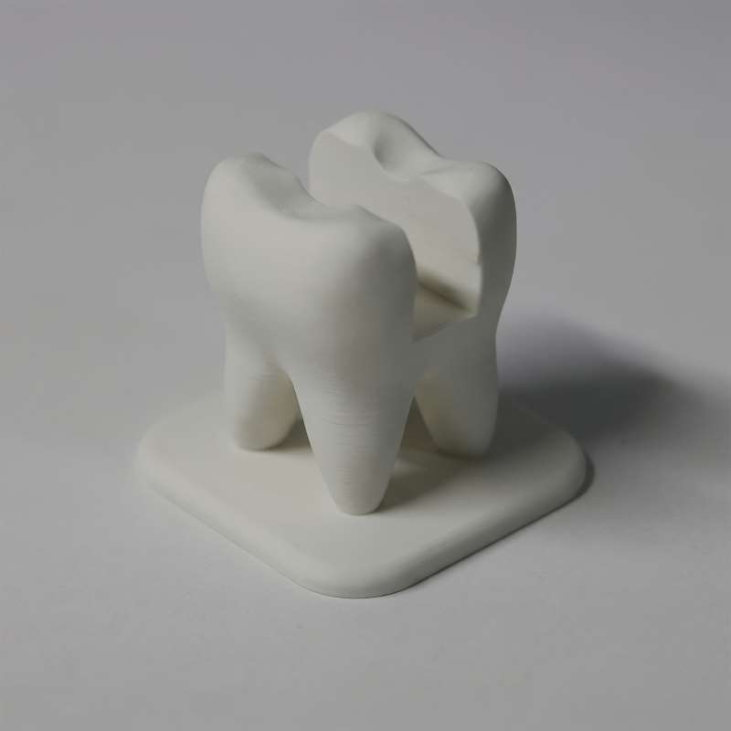 3D Printed Tooth Shaped Busine - 3D Printing Examples ulasan dan harga