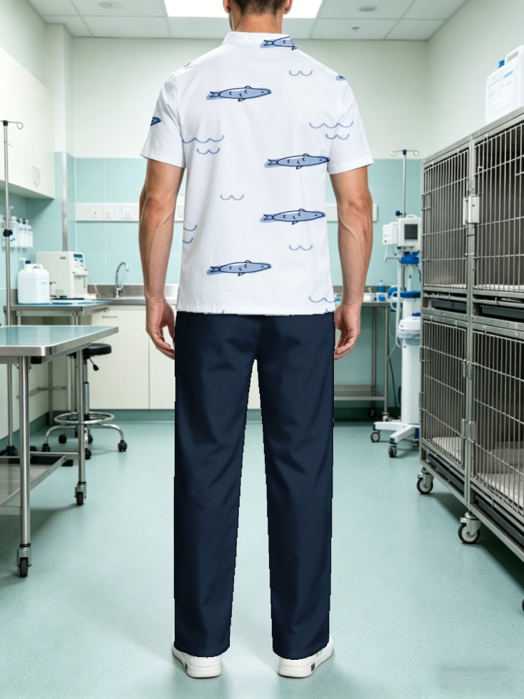 Mens Cute Ocean Fish All Over  - 3D Printing For Medical ulasan dan harga