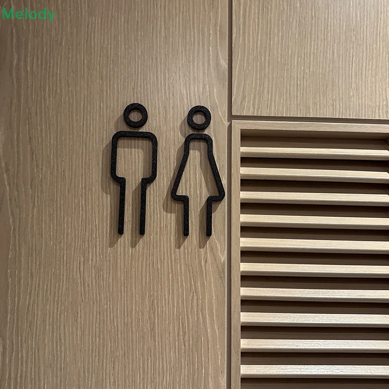 3D Printed Bathroom Door Sign  - 3D Printing Cafe ulasan dan harga