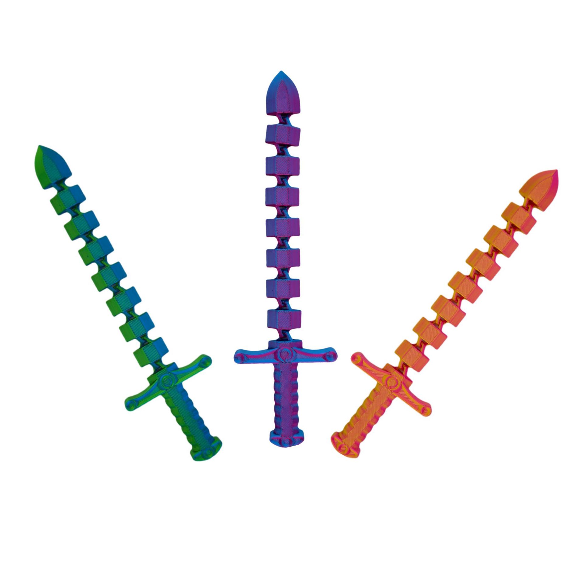 New 3D Printed Sword Movable J - 3D Printing App ulasan dan harga