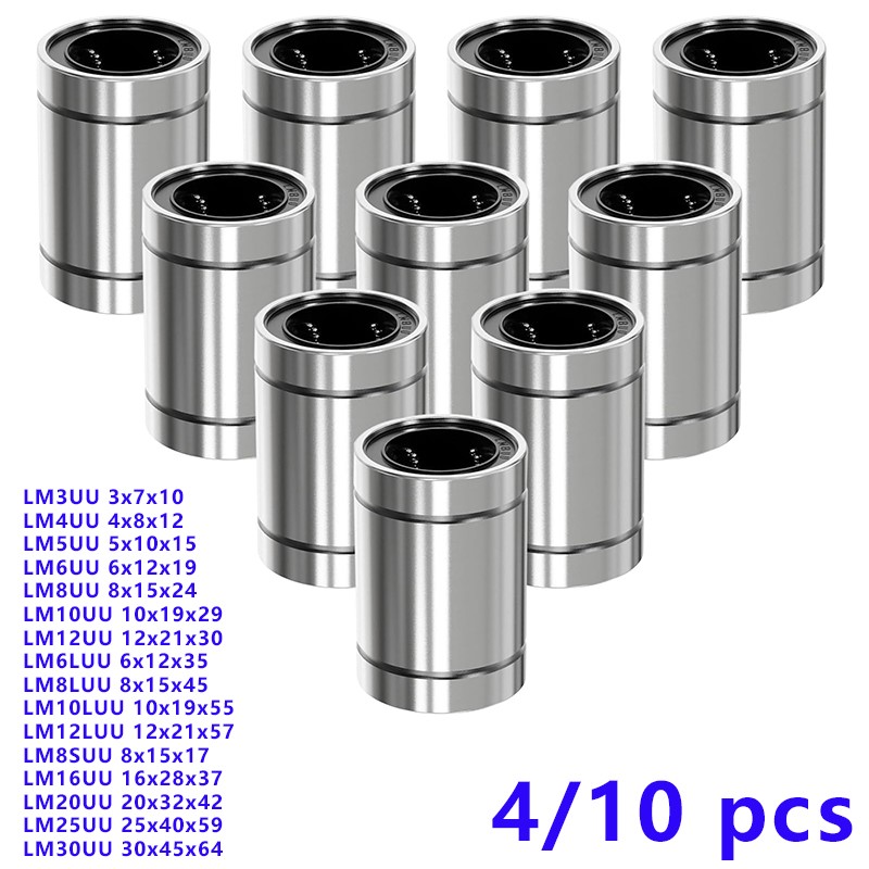 4/10PCS LM8UU LM10UU LM16UU LM - 3D Printing Guide ulasan dan harga