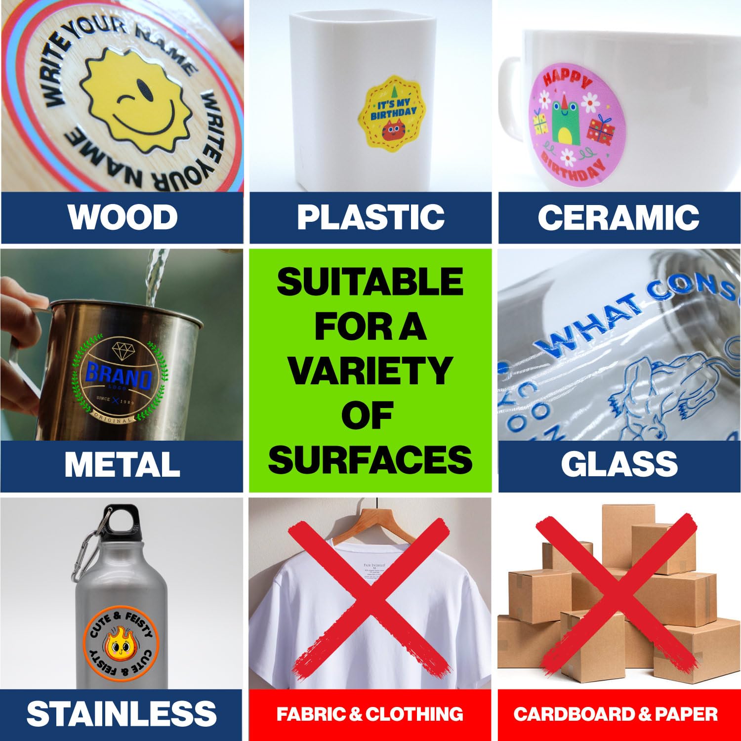 30PCS Custom DTF Transfer Stic - 3D Printing Logo ulasan dan harga