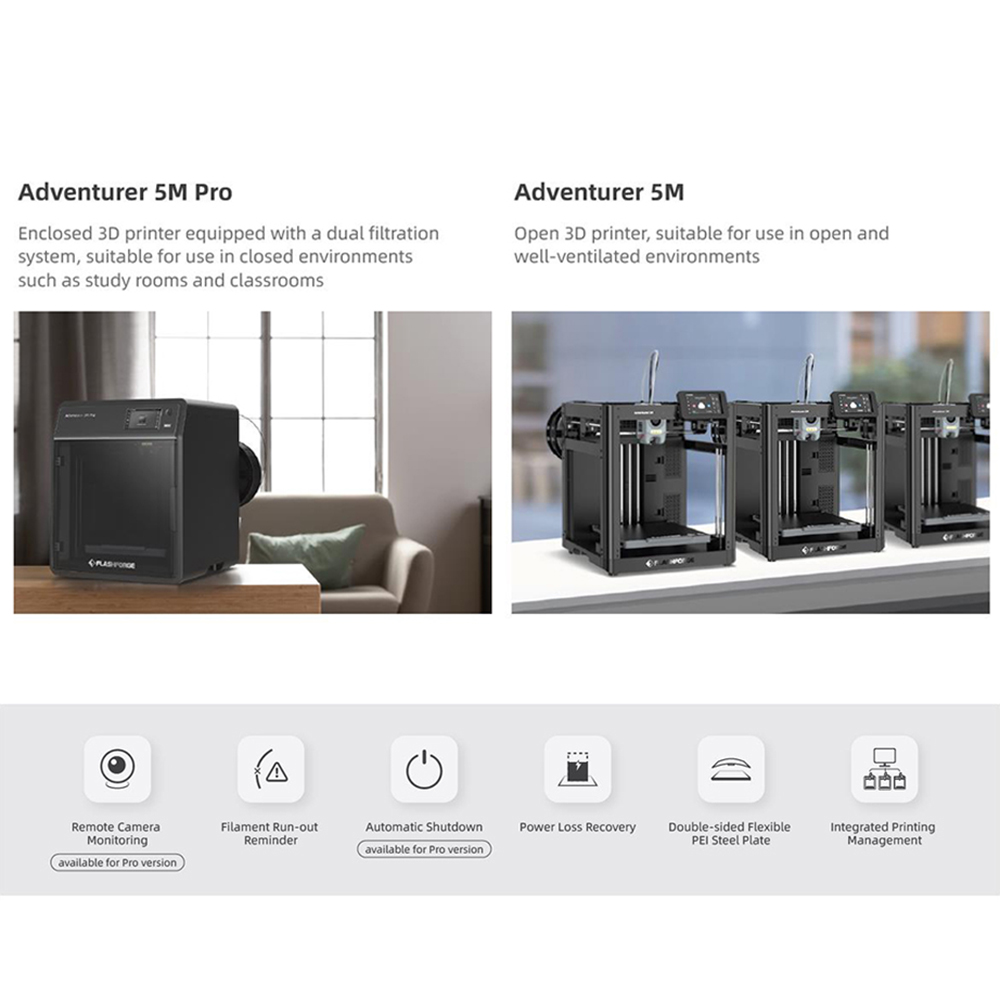 Flashforge Adventurer 5M Pro 3 - 3D Printing File ulasan dan harga